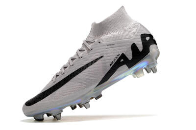 Nike Air Zoom Mercurial Superfly 9 Elite SG High-Tops Soccer Cleats - Grey/Black/Gold