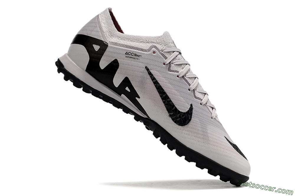 Nike Air Zoom Mercurial Vapor 15 Elite TF Low-Tops Soccer Shoes - Grey/Black/Pink 4