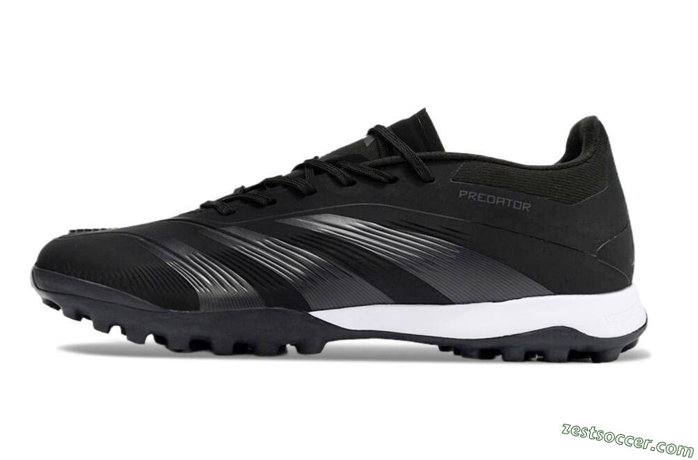 Adidas Predator 24 Elite TF Low-Tops Soccer Shoes - Black/White 2