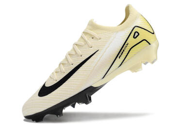 Nike Air Zoom Mercurial Vapor 16 Elite FG Low-Tops Soccer Cleats - Beige/Black/Yellow