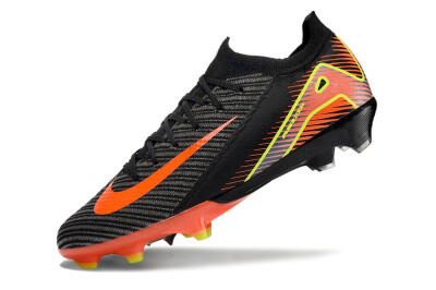Nike Air Zoom Mercurial Vapor 16 Elite FG Low-Tops Soccer Cleats - Black/Red/Yellow