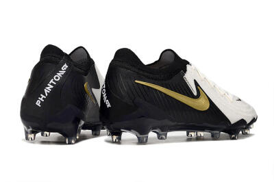 Nike Phantom Luna Elite AG Low-Tops Soccer Cleats - White/Black/Gold