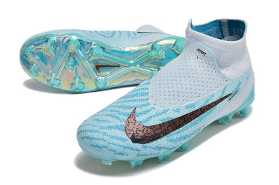 Nike Phantom GX Elite FG High-Tops Soccer Cleats - Jade/Black/Gold