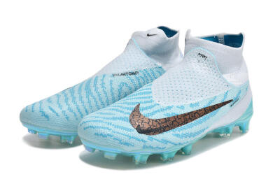 Nike Phantom GX Elite FG High-Tops Soccer Cleats - Jade/Black/Gold