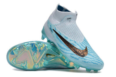 Nike Phantom GX Elite FG High-Tops Soccer Cleats - Jade/Black/Gold