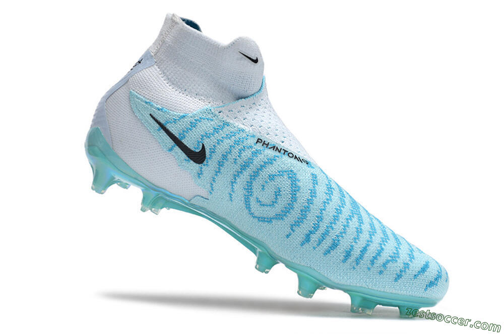 Nike Phantom GX Elite FG High-Tops Soccer Cleats - Jade/Black/Gold 7