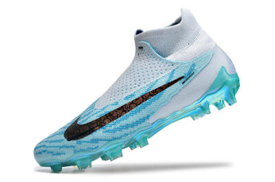 Nike Phantom GX Elite FG High-Tops Soccer Cleats - Jade/Black/Gold