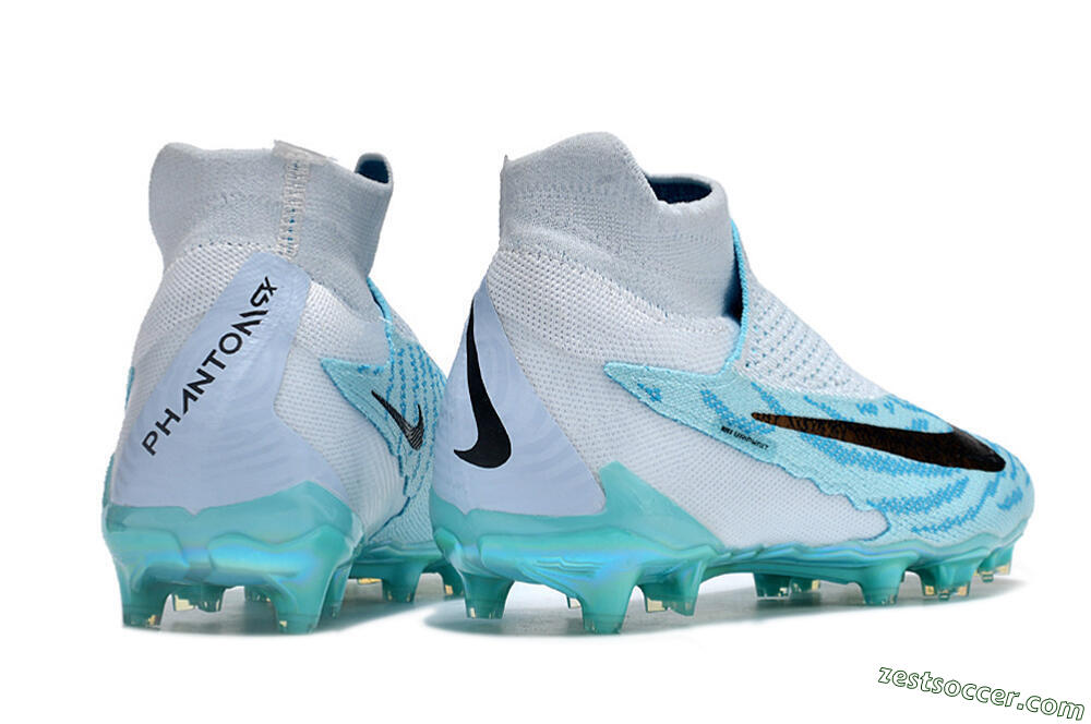 Nike Phantom GX Elite FG High-Tops Soccer Cleats - Jade/Black/Gold 9