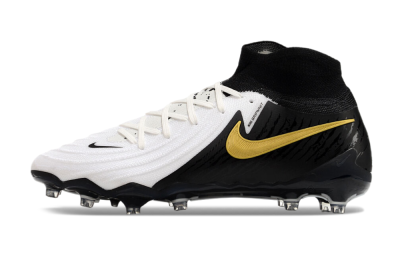 Nike Phantom Luna Elite AG High-Tops Soccer Cleats - White/Black/Gold
