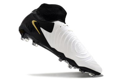 Nike Phantom Luna Elite AG High-Tops Soccer Cleats - White/Black/Gold