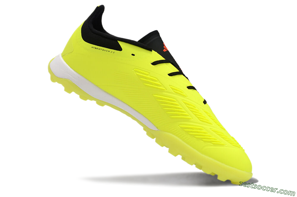 Adidas Predator 24 Elite TF Low-Tops Soccer Shoes - Yellow/Black/White 4
