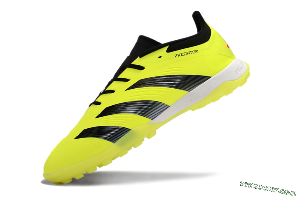 Adidas Predator 24 Elite TF Low-Tops Soccer Shoes - Yellow/Black/White 5
