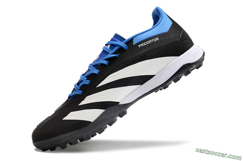 Adidas Predator 24 Elite TF Low-Tops Soccer Shoes - Black/White/Blue 5