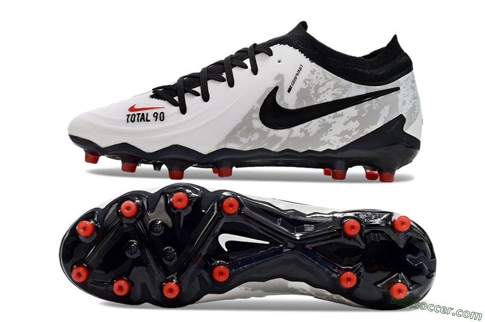 Nike Phantom Luna Elite AG Low-Tops Soccer Cleats - White/Grey/Black/Red 1