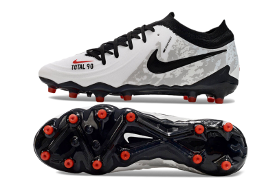 Nike Phantom Luna Elite AG Low-Tops Soccer Cleats - White/Grey/Black/Red