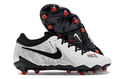 Nike Phantom Luna Elite AG Low-Tops Soccer Cleats - White/Grey/Black/Red