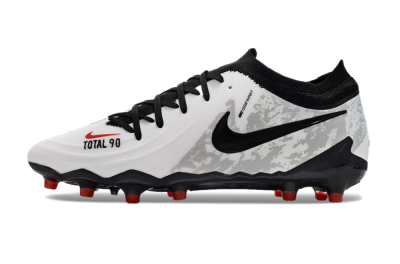 Nike Phantom Luna Elite AG Low-Tops Soccer Cleats - White/Grey/Black/Red