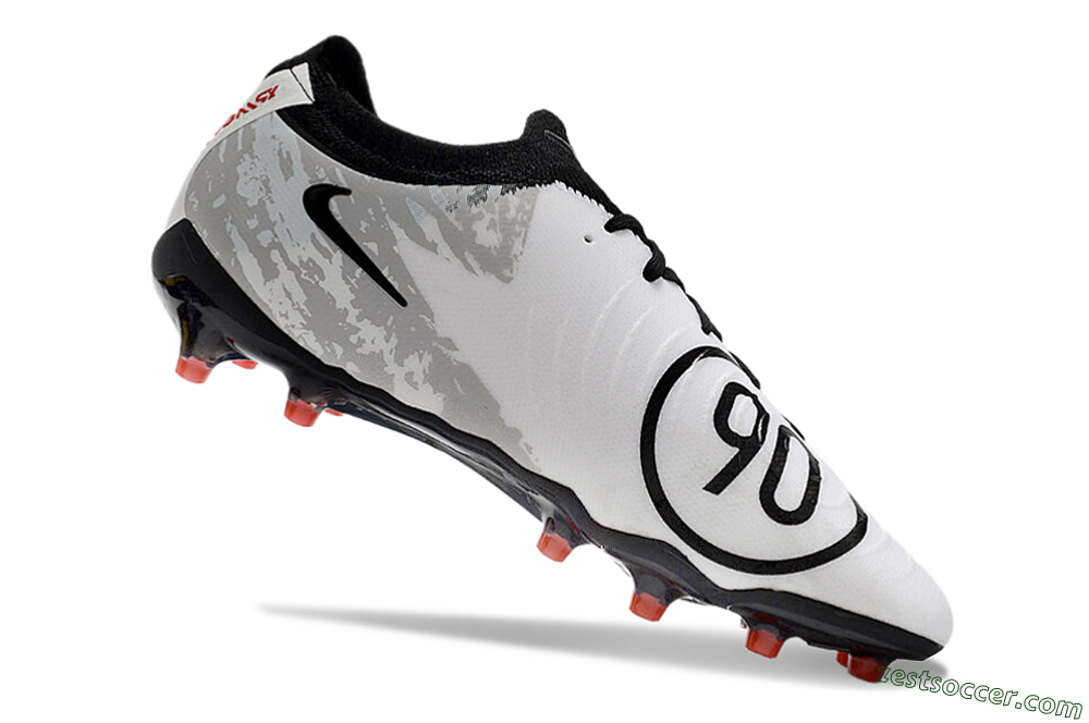 Nike Phantom Luna Elite AG Low-Tops Soccer Cleats - White/Grey/Black/Red 4
