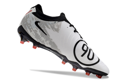 Nike Phantom Luna Elite AG Low-Tops Soccer Cleats - White/Grey/Black/Red