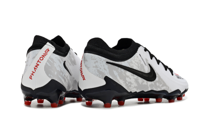 Nike Phantom Luna Elite AG Low-Tops Soccer Cleats - White/Grey/Black/Red