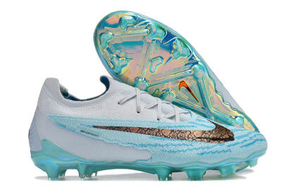 Nike Phantom GX Elite FG Low-Tops Soccer Cleats - Jade/Black/Gold