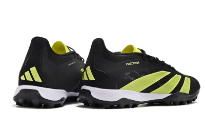 Adidas Predator 24 Elite TF Low-Tops Soccer Shoes - Black/Yellow/White