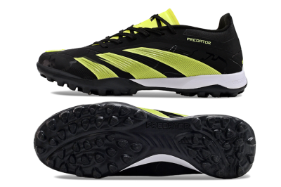 Adidas Predator 24 Elite TF Low-Tops Soccer Shoes - Black/Yellow/White