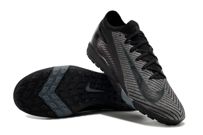 Nike Air Zoom Mercurial Vapor 16 Elite TF Low-Tops Soccer Shoes - Silver/Black/Blue