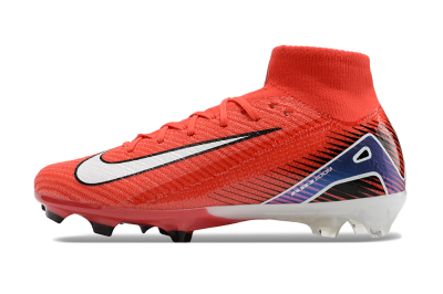 Nike Air Zoom Mercurial Superfly 10 Elite FG High-Tops Soccer Cleats - Red/White/Blue
