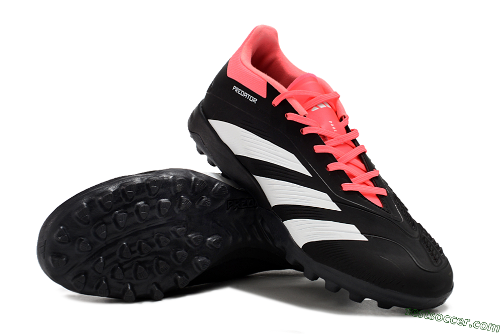 Adidas Predator 24 Elite TF Low-Tops Soccer Shoes - Black/White/Red 3
