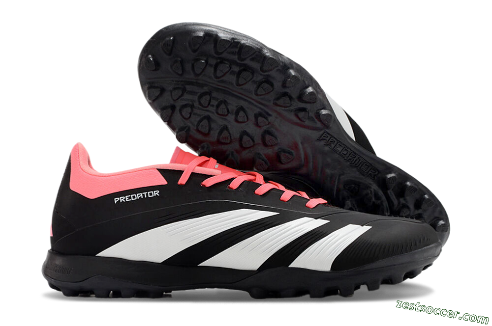 Adidas Predator 24 Elite TF Low-Tops Soccer Shoes - Black/White/Red 0