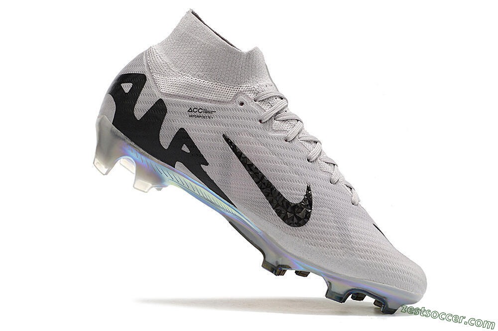 Nike Air Zoom Mercurial Superfly 9 Elite FG High-Tops Soccer Cleats - Purple/Black/Gold 4