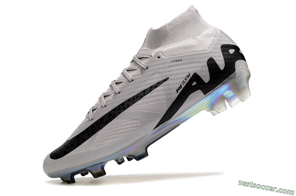 Nike Air Zoom Mercurial Superfly 9 Elite FG High-Tops Soccer Cleats - Purple/Black/Gold 5