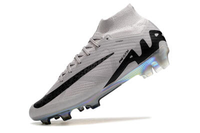 Nike Air Zoom Mercurial Superfly 9 Elite FG High-Tops Soccer Cleats - Purple/Black/Gold