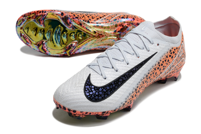 Nike Air Zoom Mercurial Vapor 16 Elite FG Low-Tops Soccer Cleats - Grey/Black/Leopard
