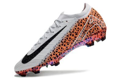 Nike Air Zoom Mercurial Vapor 16 Elite FG Low-Tops Soccer Cleats - Grey/Black/Leopard
