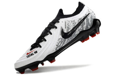 Nike Phantom Luna Elite FG Low-Tops Soccer Cleats - White/Red/Black/Grey