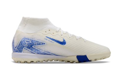 Nike Air Zoom Mercurial Superfly 10 Elite TF High-Tops Soccer Shoes - Beige/Blue