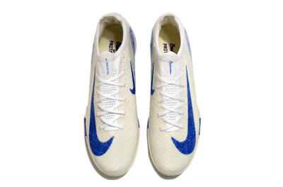 Nike Air Zoom Mercurial Vapor 16 Elite TF Low-Tops Soccer Shoes - Beige/Blue