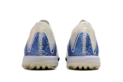 Nike Air Zoom Mercurial Vapor 16 Elite TF Low-Tops Soccer Shoes - Beige/Blue