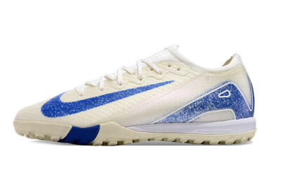 Nike Air Zoom Mercurial Vapor 16 Elite TF Low-Tops Soccer Shoes - Beige/Blue