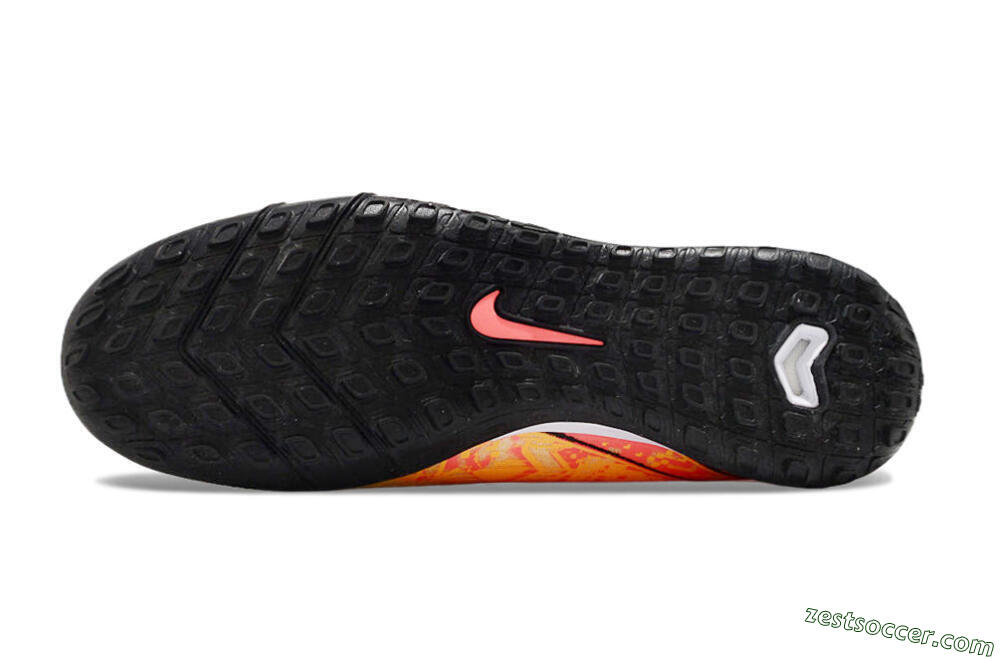 Nike Air Zoom Mercurial Vapor 16 Elite TF Low-Tops Soccer Shoes - Yellow/Black/Orange 6