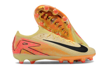 Nike Air Zoom Mercurial Vapor 16 Elite AG Low-Tops Soccer Cleats - Yellow/Black/Orange