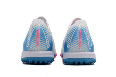 Nike Air Zoom Mercurial Vapor 16 Elite TF Low-Tops Soccer Shoes - White/Pink/Blue
