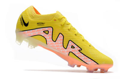 Nike Air Zoom Mercurial Vapor 15 Elite FG Low-Tops Soccer Cleats - Yellow/Pink