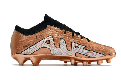 Nike Air Zoom Mercurial Vapor 15 Elite FG Low-Tops Soccer Cleats - Gold/White/Black