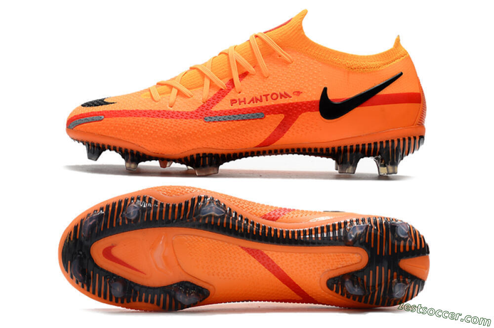 Nike Phantom GT 2 Elite FG Low-Tops Soccer Cleats - Orange/Black 1