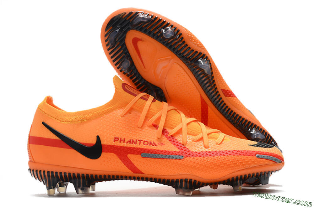 Nike Phantom GT 2 Elite FG Low-Tops Soccer Cleats - Orange/Black 0