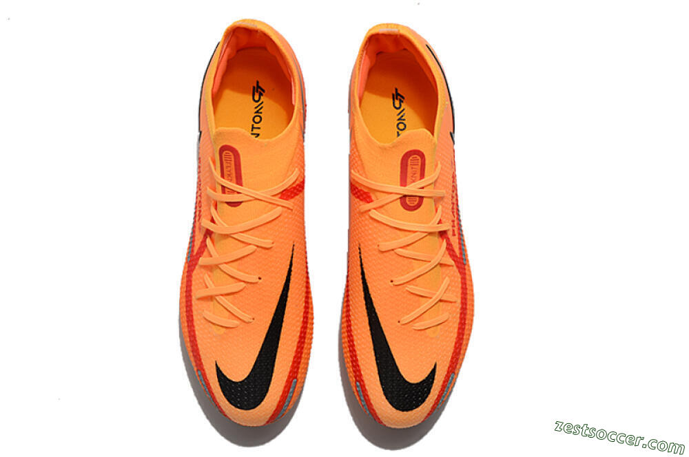 Nike Phantom GT 2 Elite FG Low-Tops Soccer Cleats - Orange/Black 4