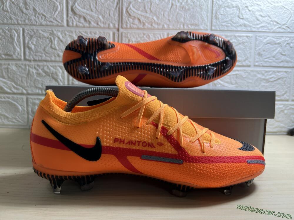 Nike Phantom GT 2 Elite FG Low-Tops Soccer Cleats - Orange/Black